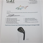 Greg Norman's Personal Used Titleist 258-08 Vokey Design BV 58 Degree Wedge