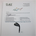 Greg Norman's Personal Used Titleist 'G.N.' 5? Degree Wedge with Lead Tape