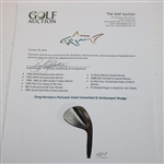 Greg Norman's Personal Used Unmarked & Unstamped Wedge 