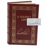 Arnold Palmer Signed 1999 A Golfers Life Deluxe Ltd Ed Book #1903/2500 w/Card JSA ALOA