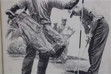 1960's Anthony Ravielli Golf Illustration - Framed