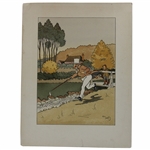 Four (4) Harry Elliot Art Prints On Card Stock