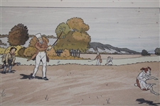 Four (4) Harry Elliot Art Prints On Card Stock