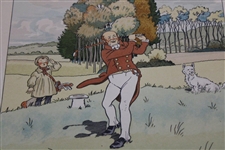 Four (4) Harry Elliot Art Prints On Card Stock