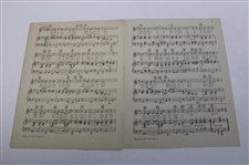 Vintage Button Up You Overcoat 'Follow Thru' Sheet Music by Sylvia Brown & Henderson Songs