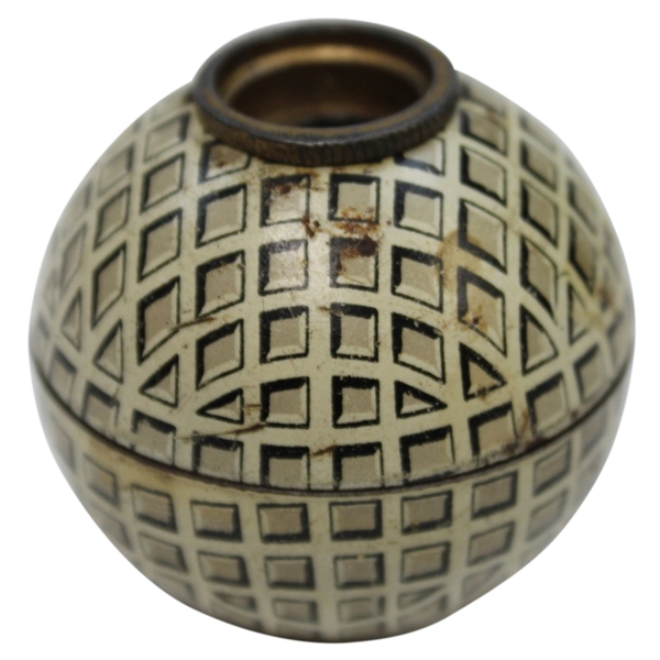 Vintage Mesh Patterned Golf Ball Themed Pencil Sharpener 