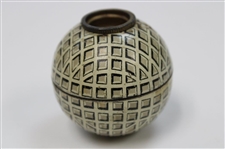 Vintage Mesh Patterned Golf Ball Themed Pencil Sharpener 