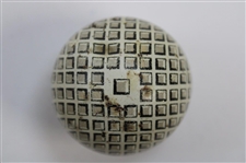 Vintage Mesh Patterned Golf Ball Themed Pencil Sharpener 