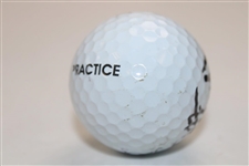 Bubba Watson Signed Masters Logo Practice Golf Ball JSA ALOA