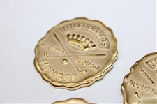 Three (3) Titleholders Augusta Georgia Member Badges/Pins in Boxes - Undated