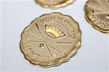 Three (3) Titleholders Augusta Georgia Member Badges/Pins in Boxes - Undated