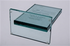 2003 Nancy Lopez Tennessee Golf Foundation Glass Appreciation Plaque - WGHoF Collection