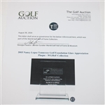 2003 Nancy Lopez Tennessee Golf Foundation Glass Appreciation Plaque - WGHoF Collection