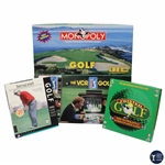 Four (4) Various Golf Themed Board Games Inc. Monopoly - World Golf Hall of Fame Collection