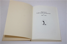 1998 Limited Ed 150/675 'Aspects Of Golf Course Architecture I' By Fred Hawtree