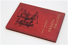 1892 1st Ed 'A Batch Of Golfing Papers' Lang Andrew, & Others Book