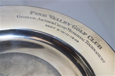 1949 George Arthur Crump Memorial Tournament Sterling Silver 7th Green Plate