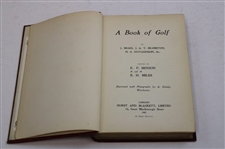 1903 'A Book Of Golf' By Braid, Bramston, & Hutchinson First Edition