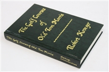 1995 Signed Ltd Ed 249/1975 'The Golf Courses Of Old Tom Morris' By Robert Kroeger