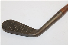 c.1900 Donald Ross Pinehurst, N.C. Guaranteed Hand Forged Mid-Iron