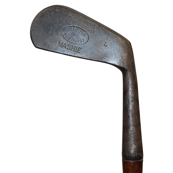 c.1900 Donald Ross Pinehurst, N.C. Guaranteed Hand Forged Mashie