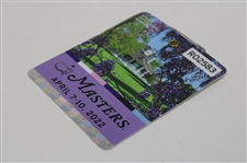 2022 Masters Tournament SERIES Badge #R02583- Scottie Scheffler Winner