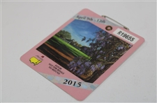2015 Masters Tournament SERIES Badge #R19655 - Jordan Spieth Winner