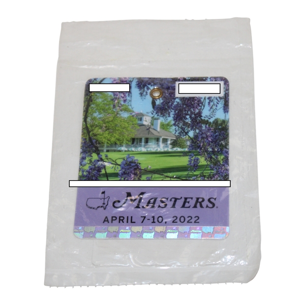 2022 Masters Tournament SERIES Badge in Original Unopened Packaging - Scottie Scheffler Winner