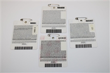 2016, 2017, 2018 & 2020 Masters Tournament SERIES Badges - Willett/Sergio/Reed/Johnson
