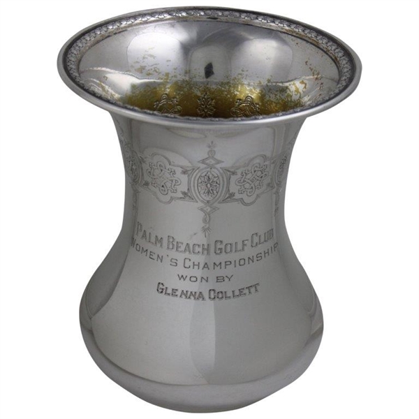 Glenna Colletts Sterling Silver Palm Beach Golf Club Womens Championship Trophy