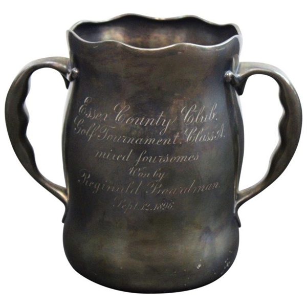1896 Essex County Club Golf Dual Handled Trophy - Only 6th USGA Club 