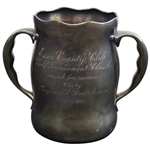 1896 Essex County Club Golf Dual Handled Trophy - Only 6th USGA Club 