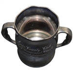 1896 Essex County Club Golf Dual Handled Trophy - Only 6th USGA Club 