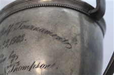 1903 Mackie And Manse Golf Tournament Trophy