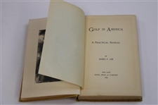 1895 'Golf In America - A Practical Manual' First Edition Book by James P. Lee