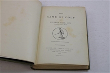 1899 'The Game Of Golf' By Willie Park Jr. Book