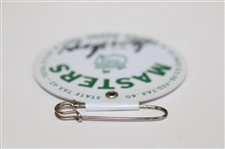 Gary Player Signed 1961 Masters SERIES Badge #3746 - JSA ALOA