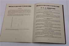 1934 PGA of America Official Club Tournaments Booklet - Seldom Seen