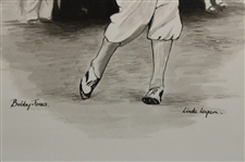 Bobby Jones Post Swing Print by Artist Linda Logan