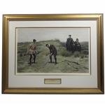 1896 'The Sabbath Breakers' Framed Hand Tinted Print By J.C. Dollman