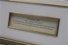 1896 'The Sabbath Breakers' Framed Hand Tinted Print By J.C. Dollman