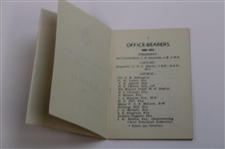 1951 Royal Portrush Golf Club Fixtures Booklet