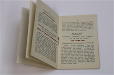 1951 Royal Portrush Golf Club Fixtures Booklet