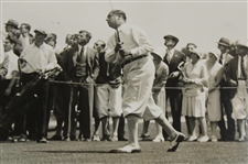 1928 Walter Hagen 'Match Play with Archie Compston' Large Sweeping Action Photo