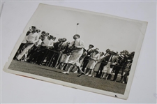 1928 Walter Hagen 'Match Play with Archie Compston' Large Sweeping Action Photo