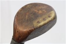 Two (2) Woodshaft Clubs - Spalding Gold Medal Iron & J. Mackrell Driver