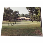 Arnold Palmer Signed Clubhouse Photo by Ashville, NC's Billy Carter JSA ALOA