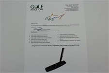 Greg Norman's Personal MaxFli Tad Moore TM-2 Putter with MaxFli Grip