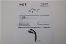 Greg Norman's Personal Used Titleist Vokey Design 11 'G.N.' 57 Degree Wedge