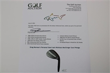 Greg Norman's Personal Used Jack Nicklaus MacGregor Sand Wedge